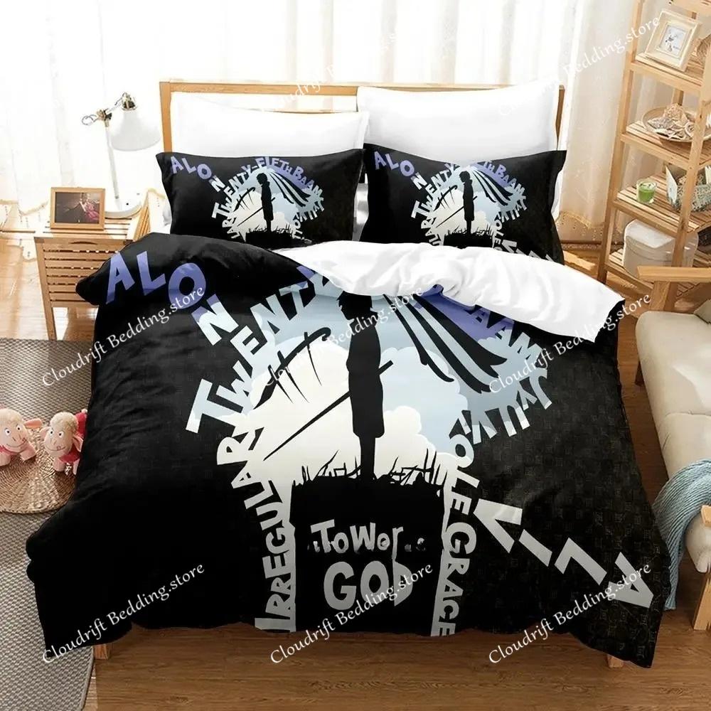 Conjunto de Roupa de Cama Tower Of God Solteiro Gêmeo Completo Queen King Size Conjunto de Cama Adulto Criança Quarto Capa de Edredom Conjuntos Impressão 3D Anime