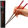FlaColle Your Birth Month Chopsticks Moon Slim Made In Japan Dishwasher Stylish Birthday Gift Choose - Design, July Ruby Chopsticks, 23cm,