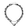Unique Heart Shaped Bead Necklace Adjustable Length For Women Trendy Accessory Lightweight Comfort Gift