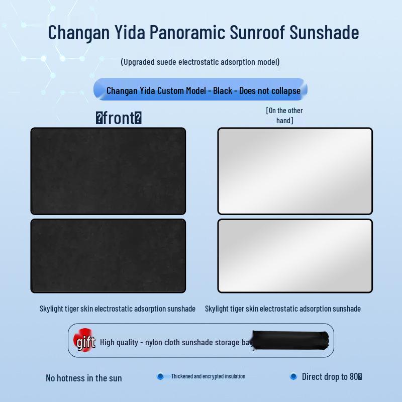 Changan 23 Model Yidada Sunroof Sunshade - Heat Insulation, Sun Protection, Privacy Blocker.