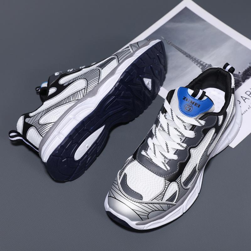 Men's Shoes Wear-resistant Sports Shoes Platform Mesh Breathable Men's Shoes Street Comfortable Dad Shoes