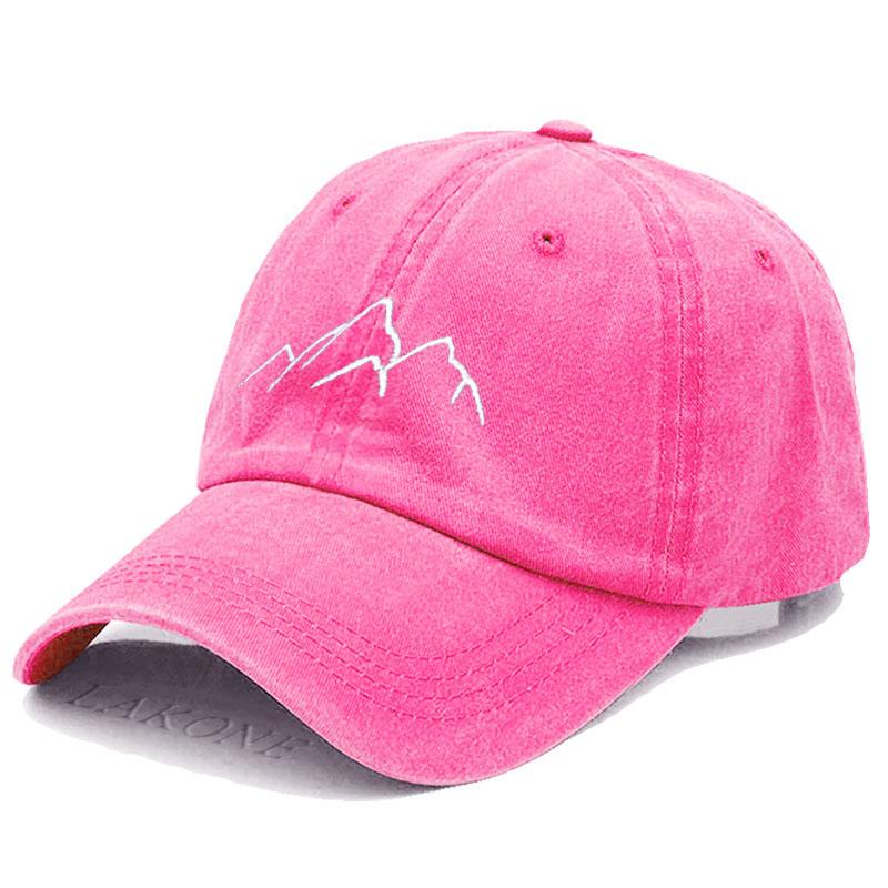 Baseball Cap For Men Women Soft Washed Cotton Mountain Range Embroidery Dad Hats Fashion Outdoor Sports Golf Caps Dropshipping
