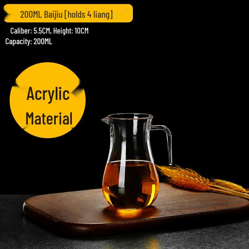 Acrylic Anti-Drop KTV Baijiu & Wine Decanter - Restaurant Quality Aerator