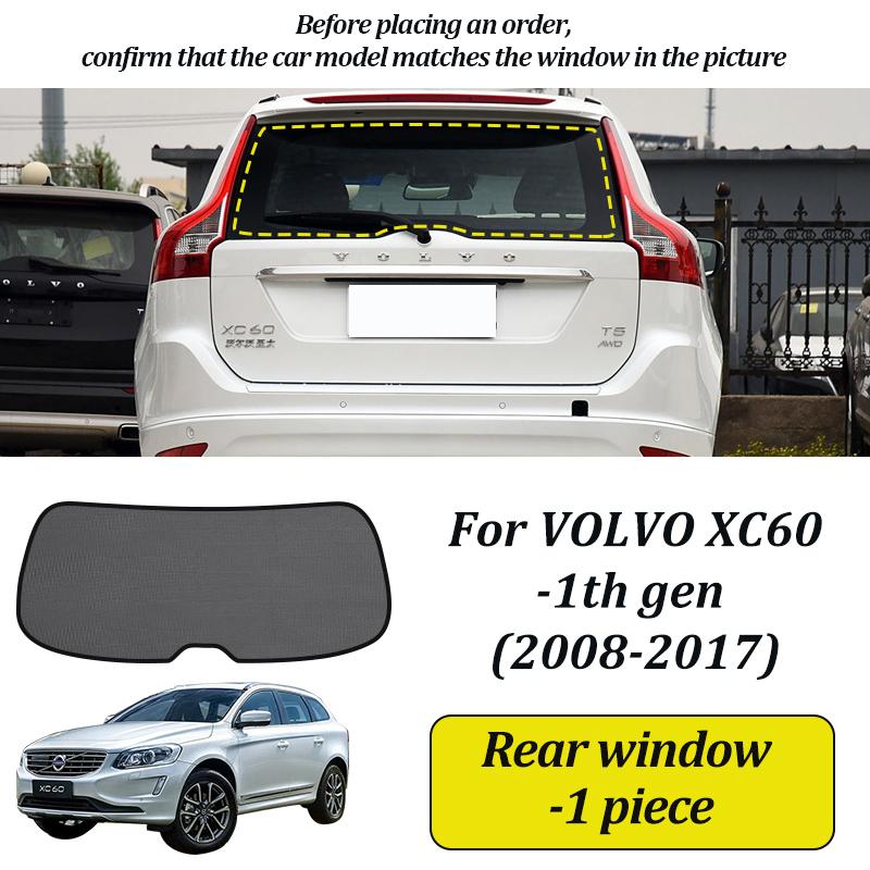 LINNUNU For VOLVO XC60 2008-2017-2025 Magenetic Car Sunshade Windshield Curtain Side  Window Sun Shade UV Protection accessories