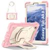 Silikon+PC Tragbare Tablet-Hüllen für Samsung Galaxy Tab A9/A11 Plus A9/A11+ A7 Lite Hülle für iPad 10/11/12. Pro Air mini6/7 Abdeckung Drehbarer Ständer