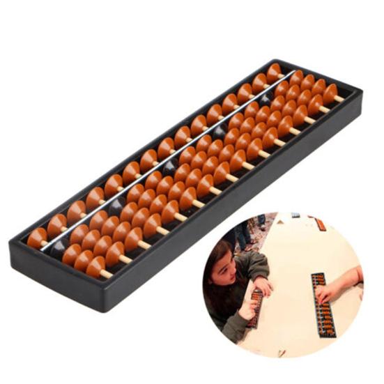 15 Digits Abacus Arithmetic Tool Children Math Learning Aid Calculating Toy