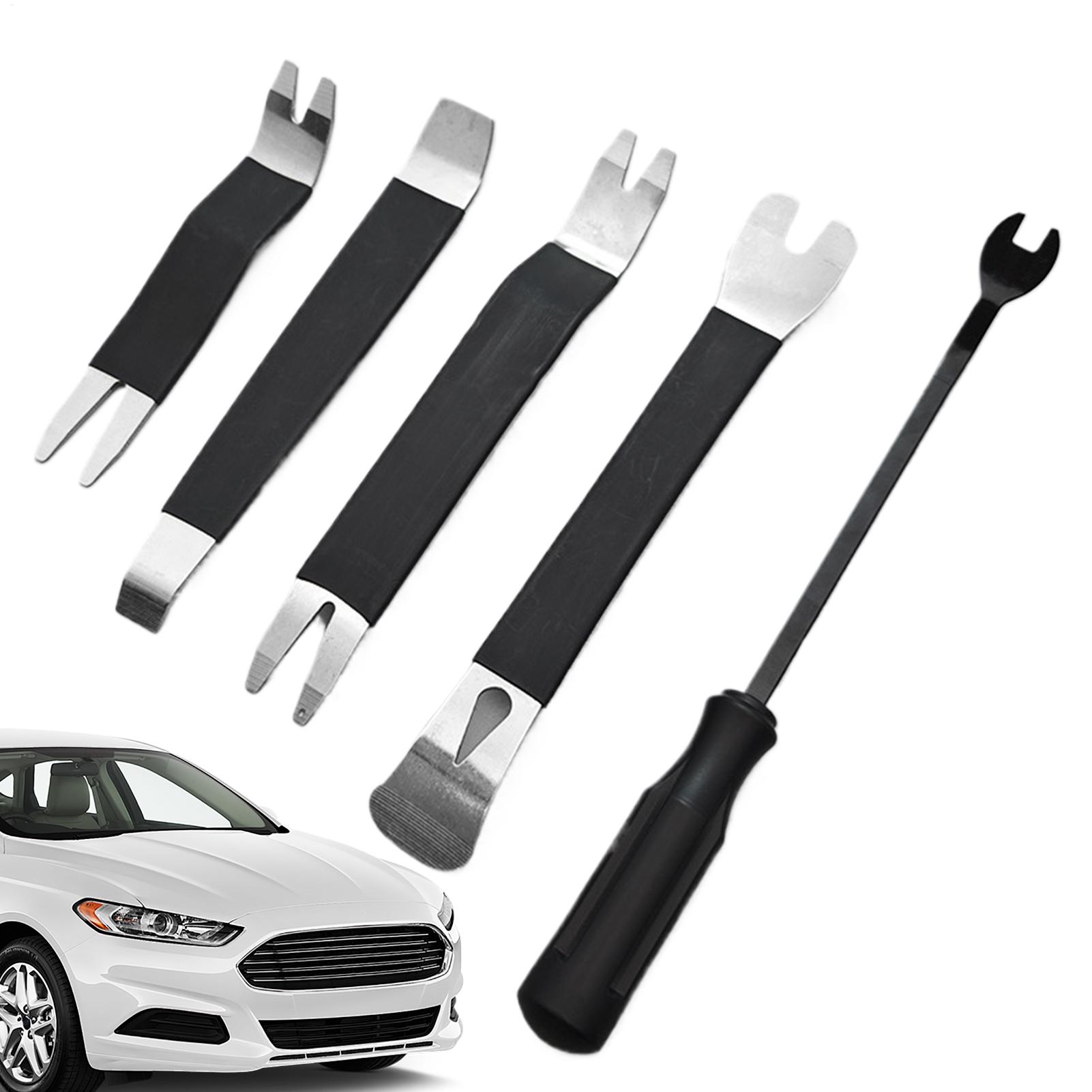 

5 шт. Инструменты для разборки салона автомобиля, Инструмент для снятия обшивки автомобиля, Съемник аудиопанели, Монтажка, Модификация салона CHINA