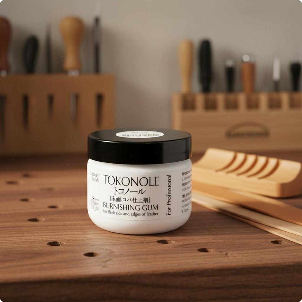 120 G Leather Burnishing Gum Easy to Polish Border Paste for