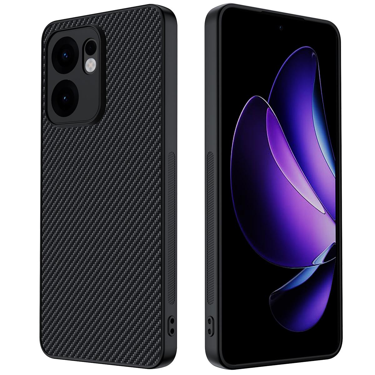Applicable to OPPOReno13F mobile phone case anti-drop carbon fiber Kevlar pattern anti-drop 13pro international version protective case Opporeno13 international edition