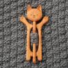 Niche Design Cute Trendy Bird Bear Rabbit Animal Flower Wooden Brooch Clothing Accessory Fashion Jewelry Women Brooch