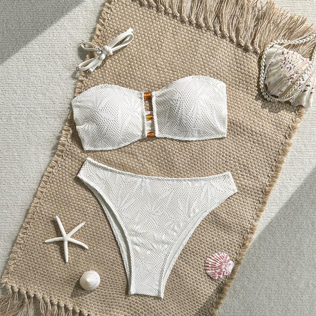 Women's Color Two-piece Bikini Swimsuit/sports Swimwear