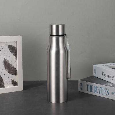 Stainless Steel Sport Water Bottle High Quality Single-layer Rugged Water Cup Metal Flask Drinkware Camping Sports Portable Cups