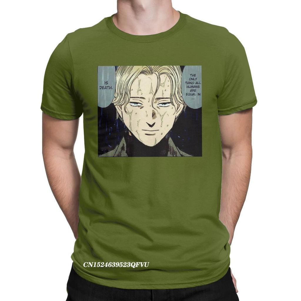 Monster Johann Naoki Urasawa T-Shirts For Men Cool Cotton Tees Round Collar Harajuku Tshirt New Arrival Clothing