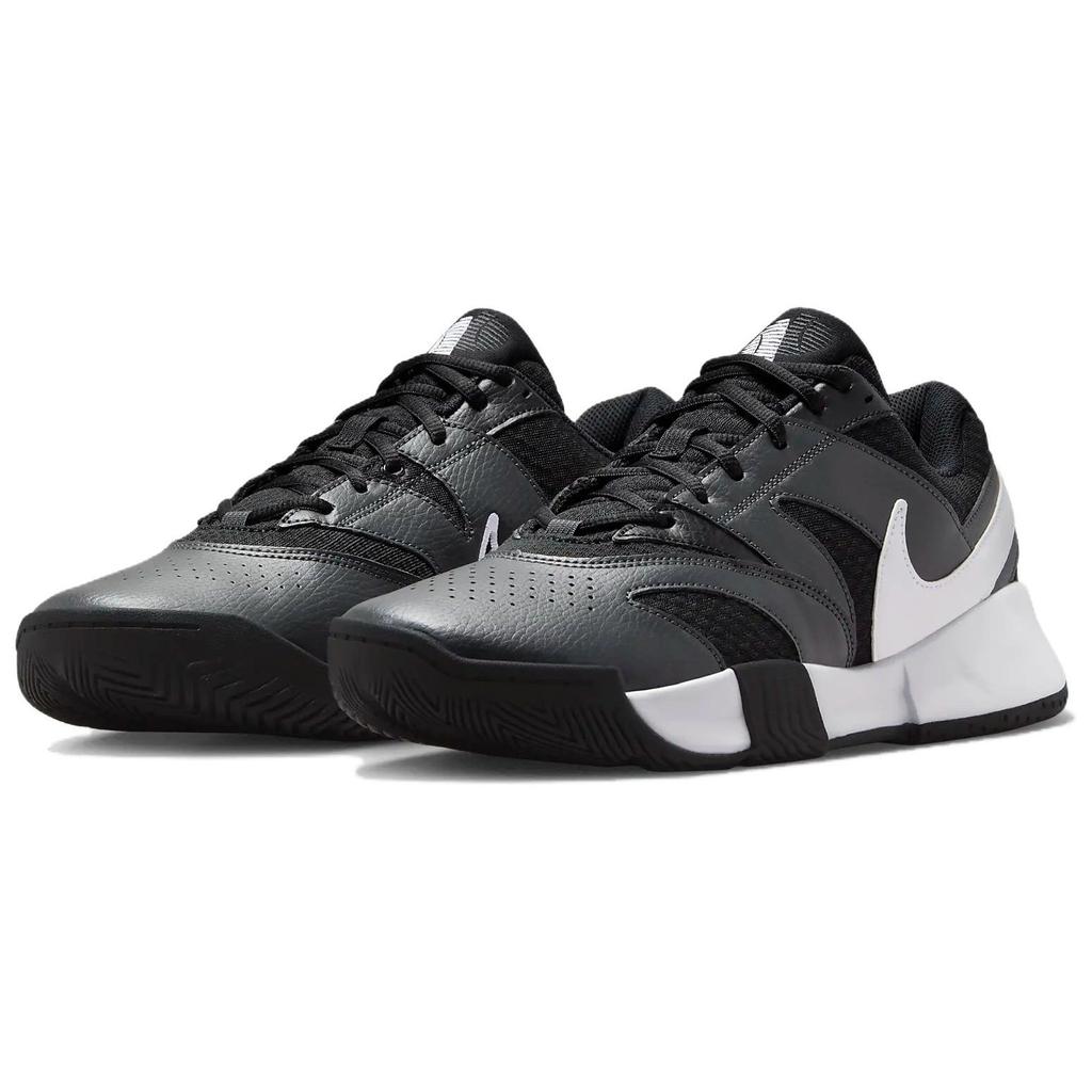 NikeCourt Lite 4 Black White Men Sneakers Anthracite FD6574-001