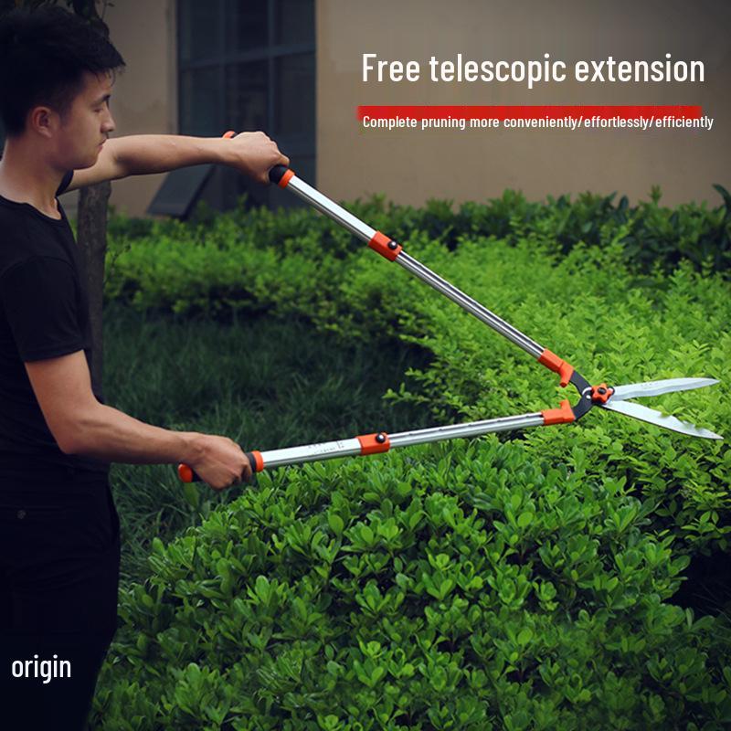 Telescopic Hedge Trimmer & Garden Shears: Powerful Lawn, Flower, and Branch Trimming Tools