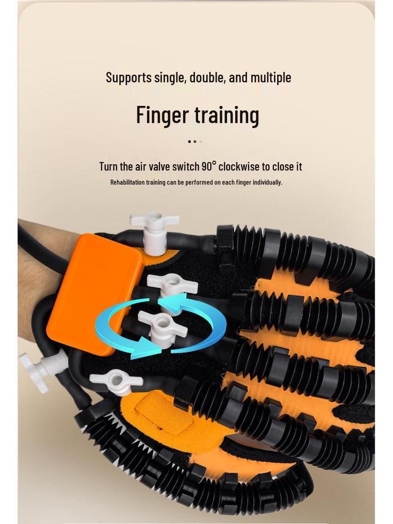 Portable Wireless Rehabilitation Gloves and Hand Massager for Stroke Recovery