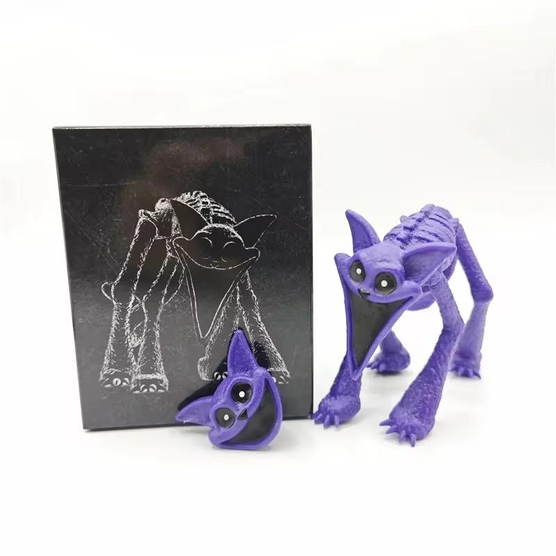 Smiling Critter CatNap Figures Poppy Time Purple Cat Sculpture Anime Figurines Statues Livingroom Decoration Desk Accessories