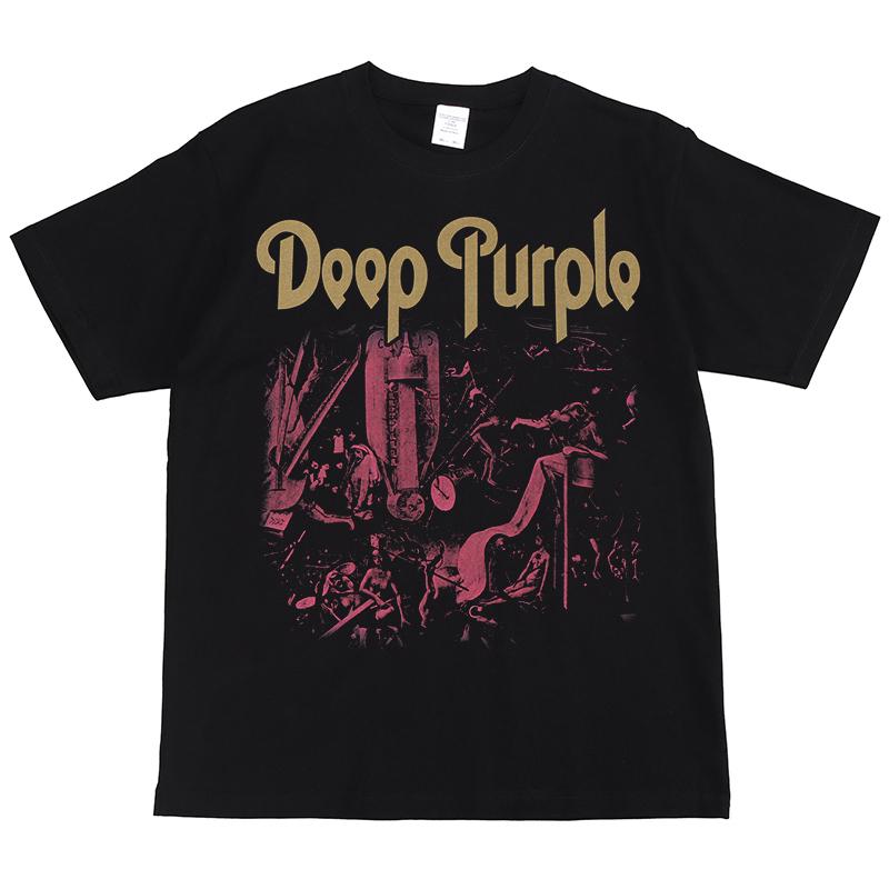 Deep Purple Digital Direct Injection Deep Purple Rock Band American Street Guns Nirvana Vintage Short Sleeve T-Shirt