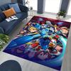 1pc Mega Man Anime Cartoon Design Office Chair Mat Non-Slip Carpet for Home Decor, Suitable for All Seasons, Ideal As a Gift.Y064