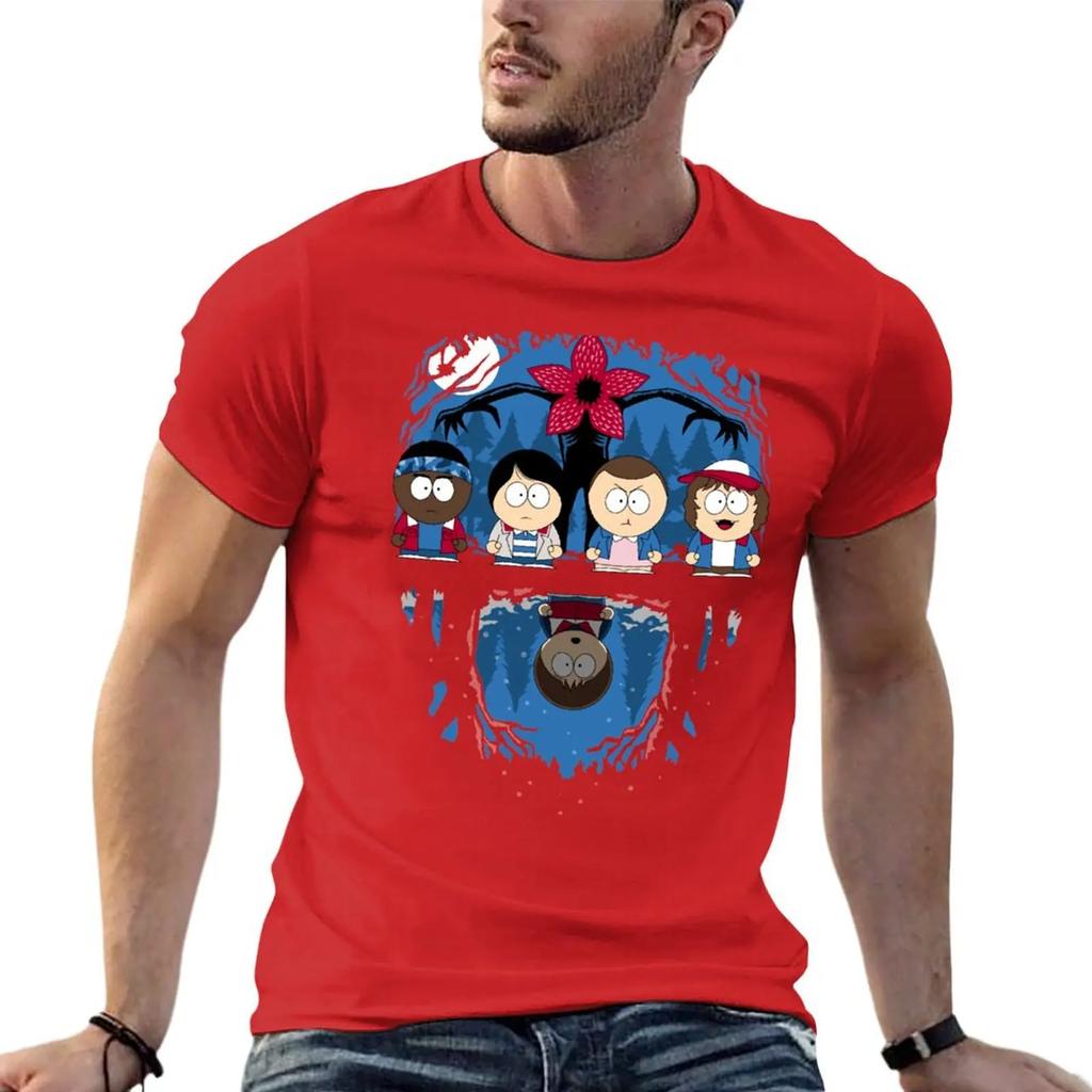 Crew Neck Loose Short Sleeve Fashion Comfortable Top Print Versatile T-Shirts Men’s