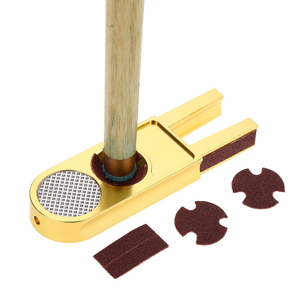 3 in 1 Multifunction Billiard Cue Tip Trimmer Shaper Tapper Repair Tool Accessory