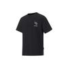 Li Ning Letter Print Loose Round Neck Short Sleeve T-Shirt Unisex T-Shirt Black AHST131-2