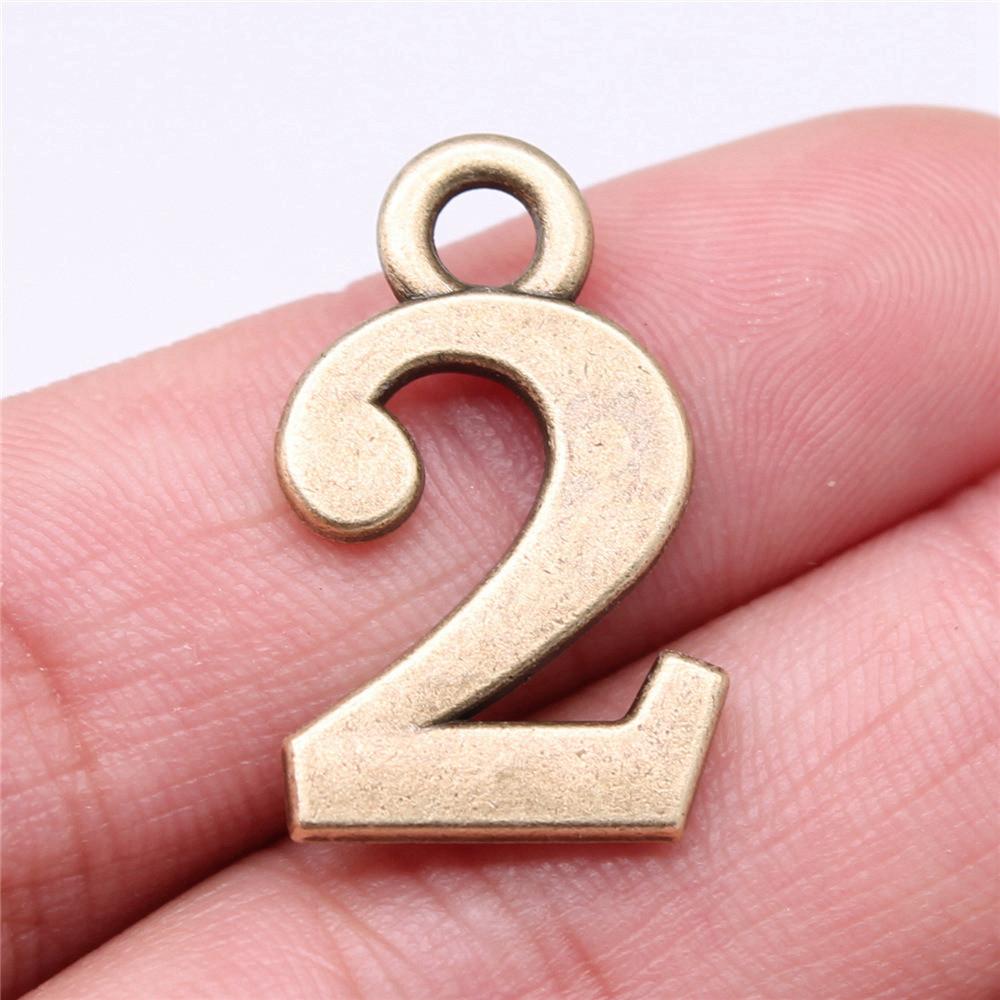 Number Tag Charms Pendant Couple Jewellery Massive Fashion For You