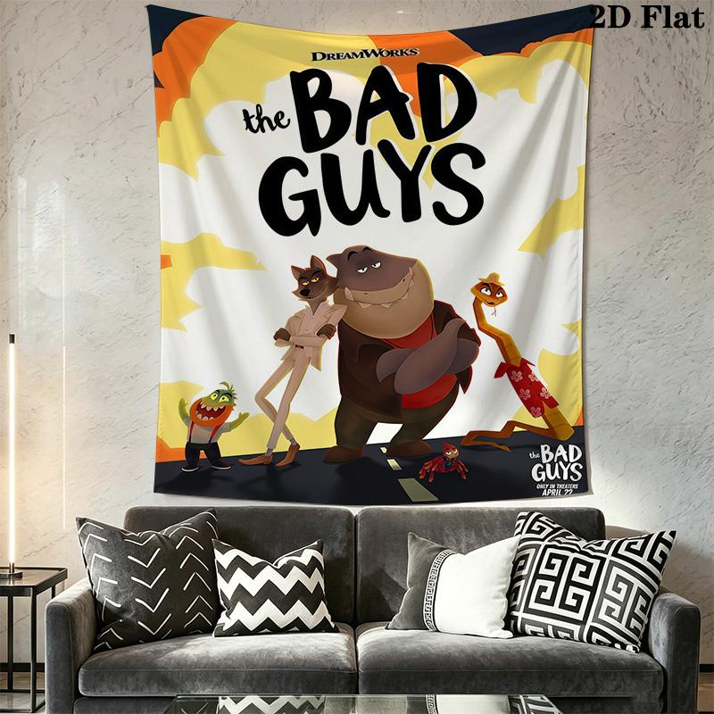 The Bad Guys 2 Wild Adventure Bedding 1 Duvet Cover 2 Pillowcase Without Core Soft And Comfortable Christmas Birthday Gift Bedding Set