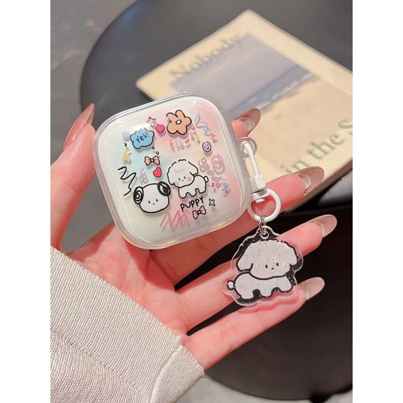 

Украшения для Xiaomi Redmibuds6 Активная версия Защитный чехол Redmi Buds7s Чехол для Bluetooth-гарнитуры Xiaomi Air4se Чехлы для наушников 6 Молодежная версия Lite Red rice Buds6 Graffiti puppy + pendant