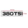 3D ABS 280TSI 380TSI Car Body Side Emblem Auto Rear Trunk Badge Sticker For VW Golf Passat Jetta Tiguan Polo Vento Lavida MK4