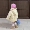 Children's Winter Thickened Cotton-padded Jacket Girls' Winter Hooded Cotton-padded Clothes Children's Clothing Baby Warm Cotton-padded 