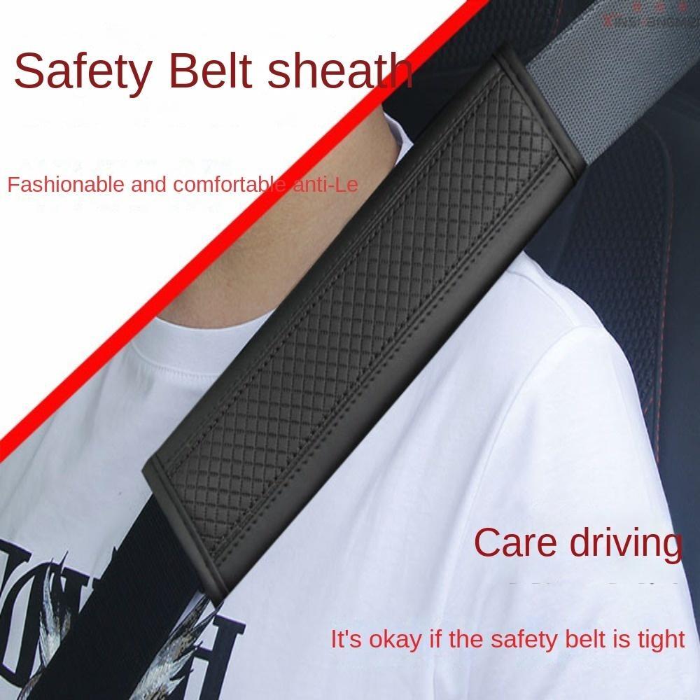 

Padding Pad Breathable Protection Comfort Cushion Safety Belt Pu Leather Seat Belt Car Seat