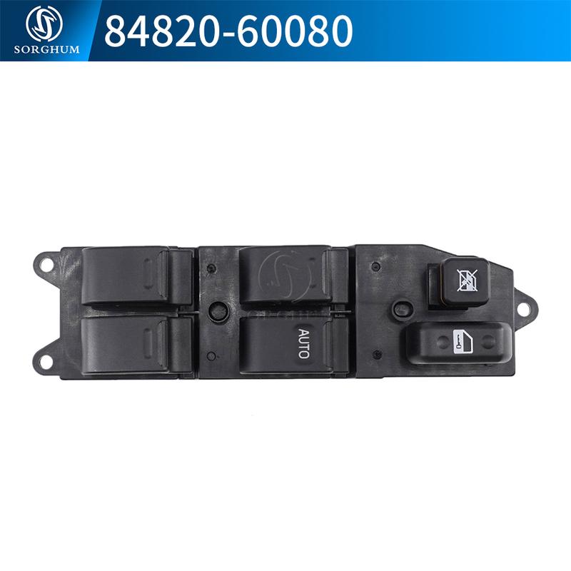 84820-60080 RHD Front Right Driver Master Power Window Control Switch For Toyota Hilux Dual Cab LN167 Prado 90 Series 8482060080