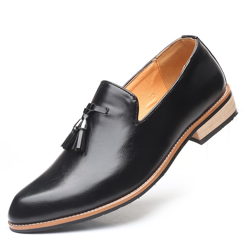 Fashion 2025 Men's Fringed Loafers For Autumn And Winter  New Comfortable Wedding Party Shoe Classic Anti-Slip Office And Business Shoes