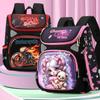 Kids School Backpack Elementary Students Large Capacity Cartoon Astronaut Design Lightweight Ergonomic Shoulder Straps