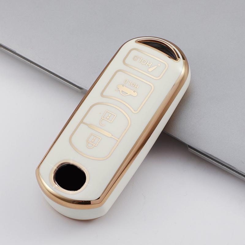 4Button Tpu Car Key Cover Fob Case Shell Fob Holder For Mazda 2 3 5 6 Cx-3 Cx-5 Cx-7 Cx-9 Atenz Speed Miata Mx5 Axela Cx4