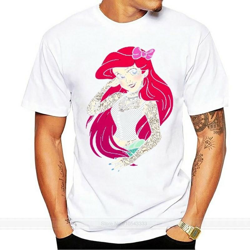 Tiptop Arielle Tshirt T Shirt Streetwear Funny Black Clothing Hiptope Unisexs Tshirt Tops Tees Shubuzhi Brand Teeshirt