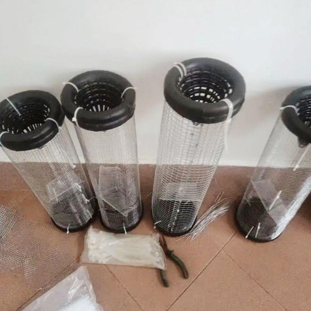 1Pcs Lid Fishing Cage Cover 7.5/9/11/20/21/30cm Trap Fishing Net Plastic Eel Basket Basket