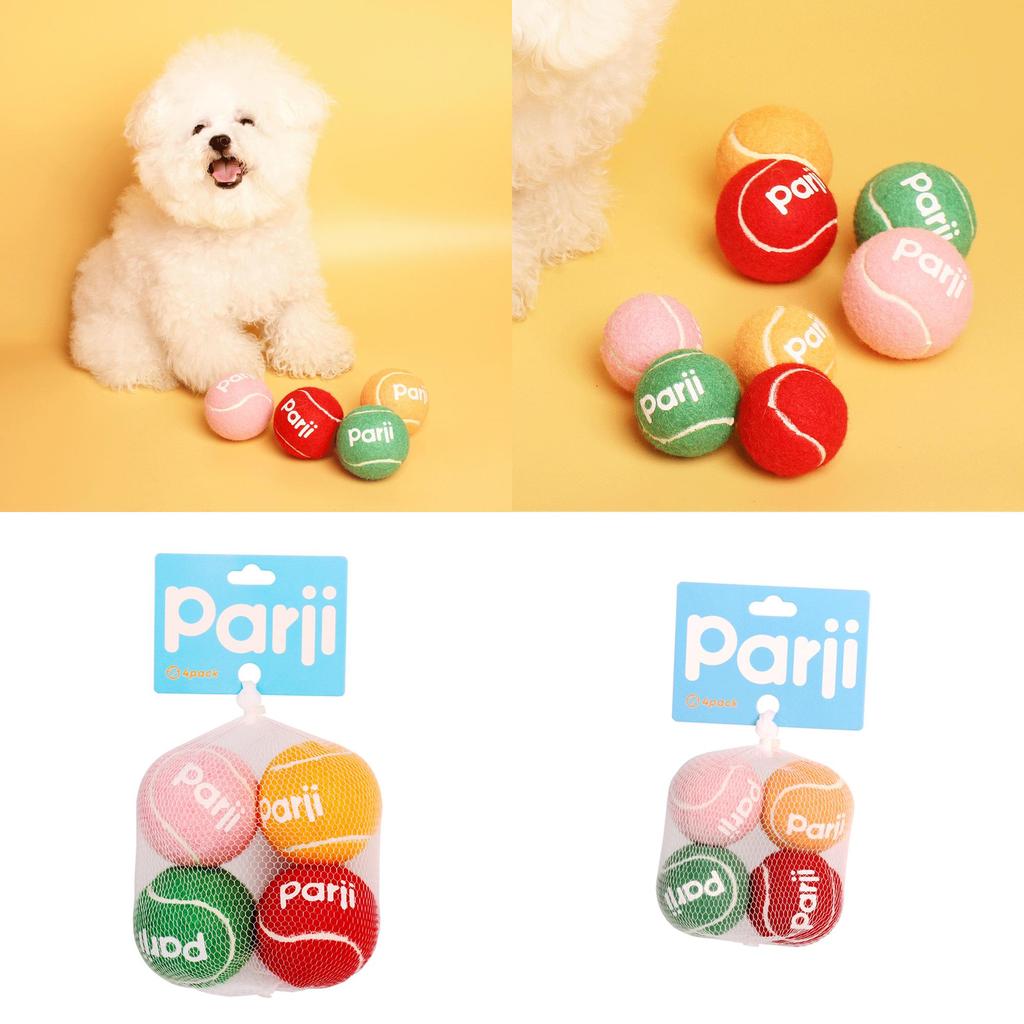 Rubber Dog Toy Ball Pack With Sound For Small Medium Dogs Training And Play