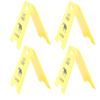4PCS Cat Vomit Sign Water Resistant ABS 3D Printed Funny Cat Vomit Warning Sign Decoration for Cat Lovers