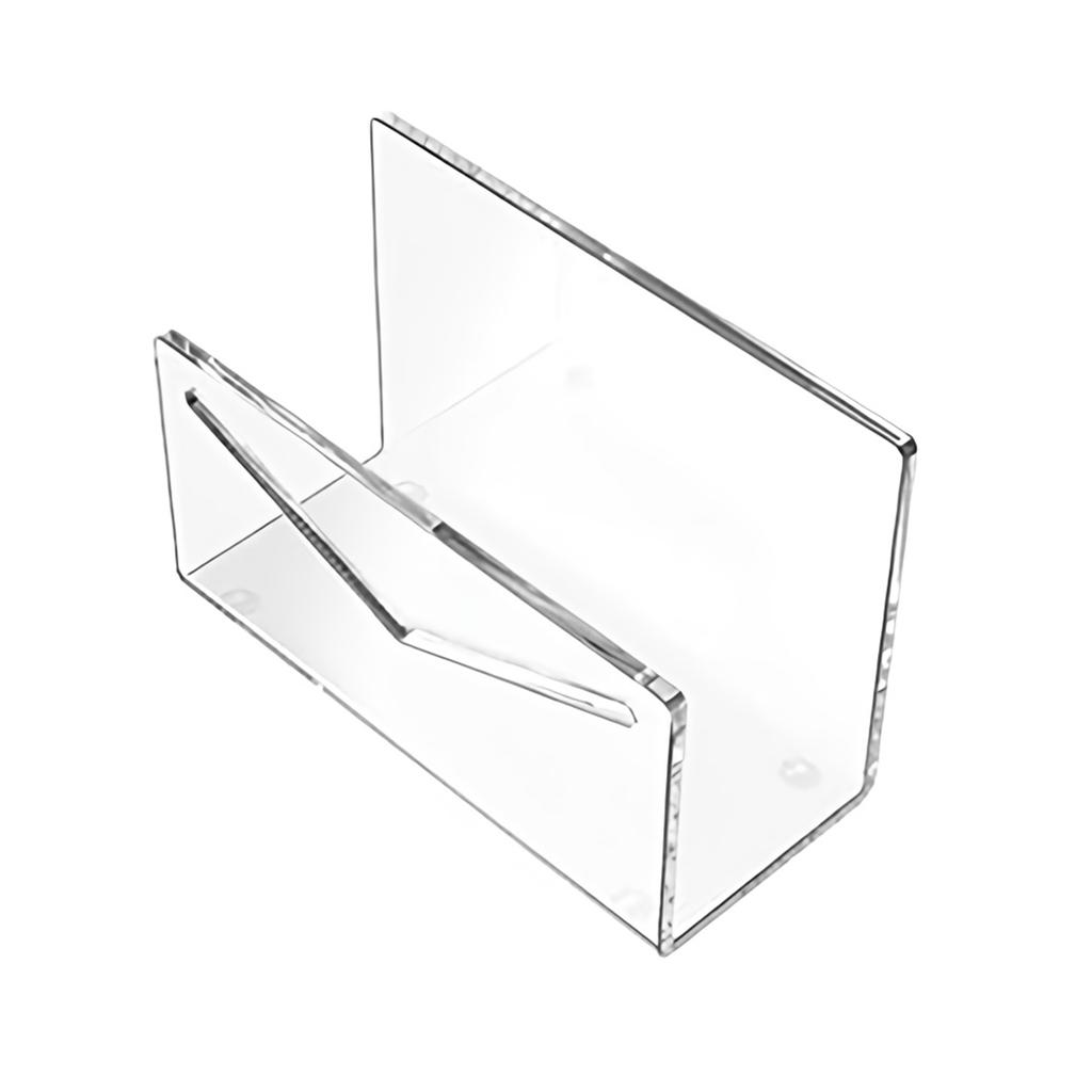 Acrylic Envelope Holder Clear Mail Postcard Organizer Rack Versatile Document Storage Countertop Magazine Shelf