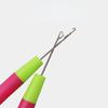 2pcs Sewing Tools Repair Sweater DIY Sewing Needles Aluminium Tongue Knitting Tool Carpet Crochet Hook Supplies Costura