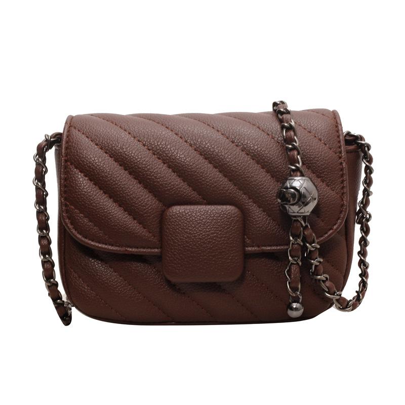 Chain Bag Women's New Fashion Small Square Bag Shoulder Messenger Bag