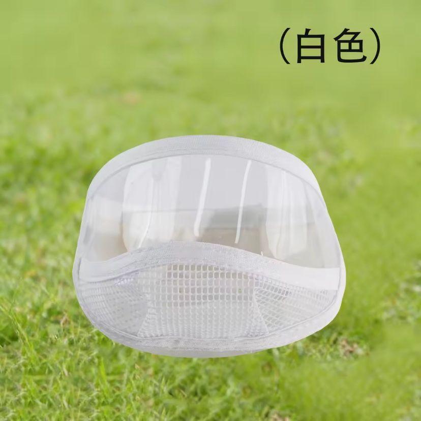 Transparent Pet Cat Eye Mask, Anti-bite Cleaning Face Shield, Breathable with Open Field of Vision, Pet Anti-bite Head Cover