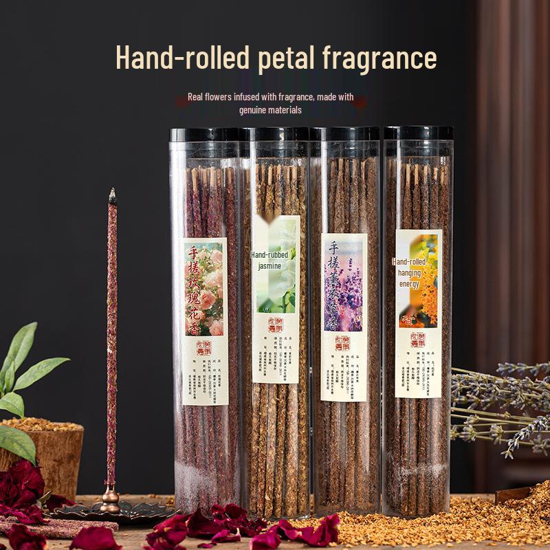 **Bestseller: Argentine Rose, Lavender, Jasmine & Osmanthus Hand-Rolled Incense**