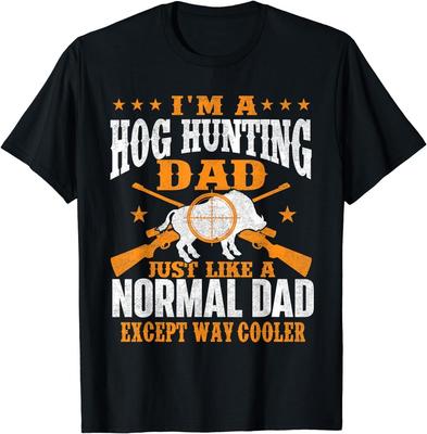 NEUES LIMITIERTES Ich bin ein Wildschwein jagender Papa Wildschwein Jagd T-Shirt Unisex T-Shirt