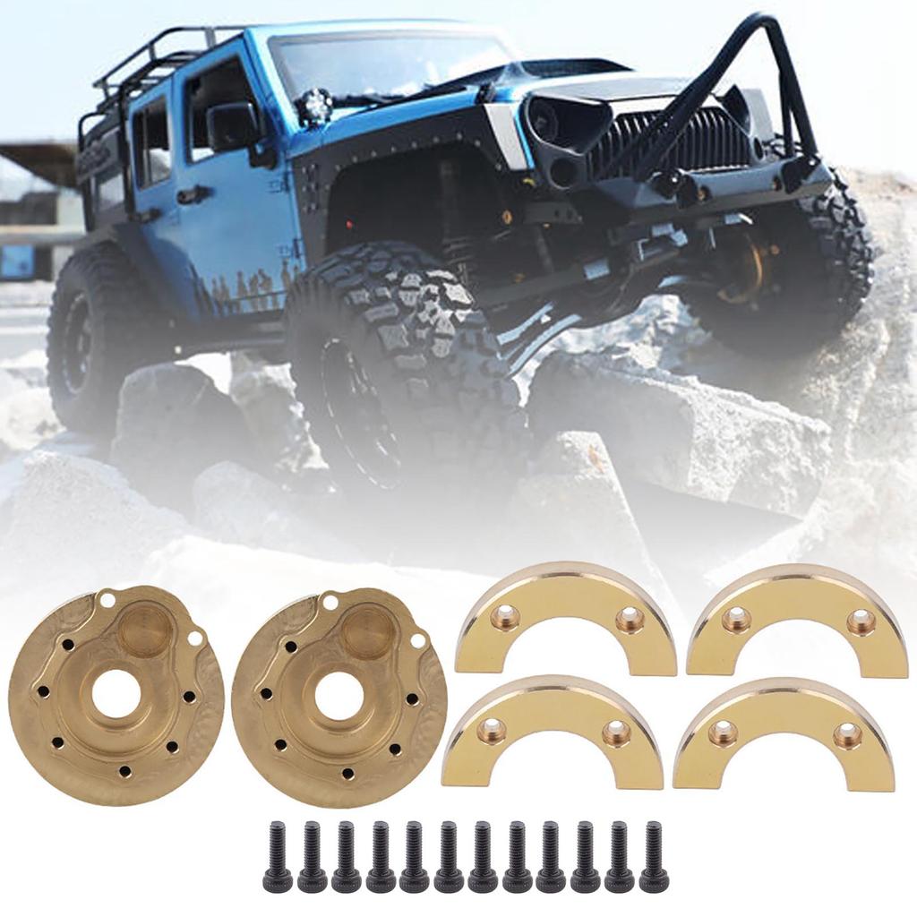 Universal Removable Front Rear Brass Counterweight Balance Weight Fit for TRAXXAS TRX4 RC Crawler