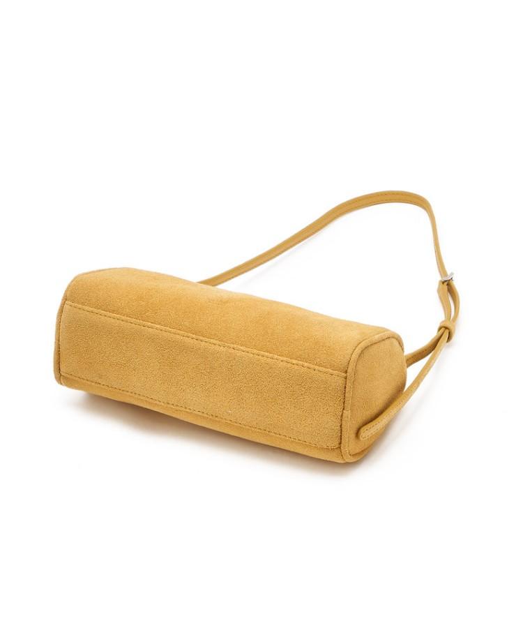 Athe Vanessabruno [Madeleine] Mustard Suede Madeleine Shoulder Bag S Aaba5F235Y2