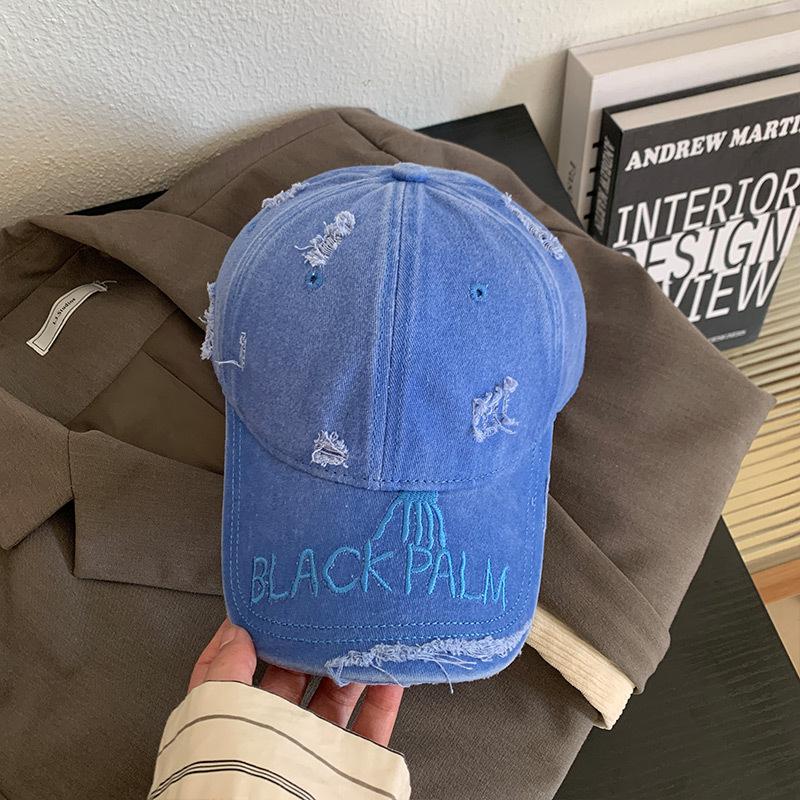Japanese All Match Wide Brim Hat with Enlarged and Deepened Face Small Peaked Hat Big Head Circumference Hat