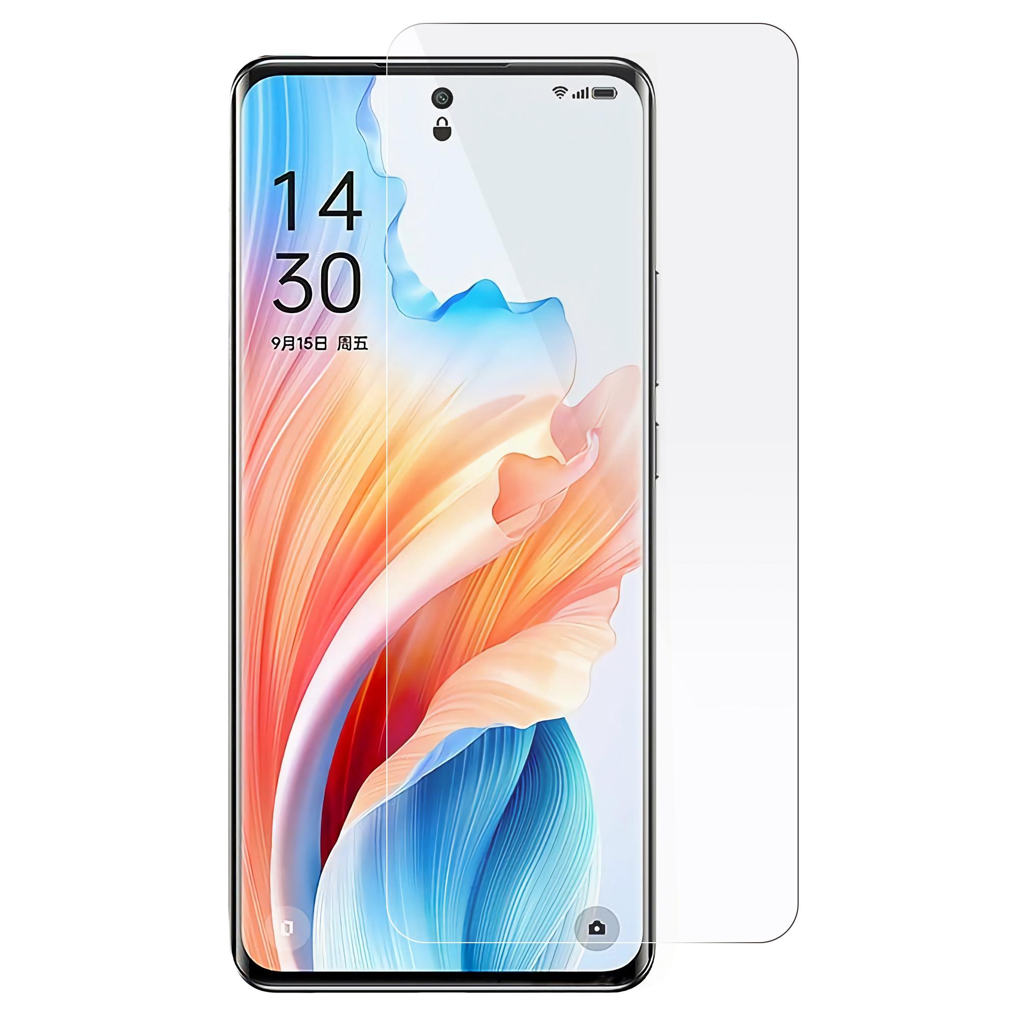 

Для Oppo A79 5G/A2 5G Захисне скло для екрана 0,3 мм Дугоподібний край Захист від подряпин Загартоване скло Плівка для екрана телефону Type A